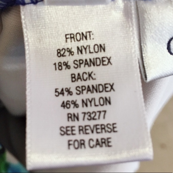 Croft & Barrow floral swimsuit size 14 - Picture 6 of 6